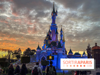 Visuels Disneyland Paris - château coucher de soleil
