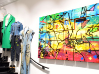 Exposition Cyril Kongo à la boutique Montaigne Market