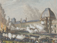 Siège et prise du château des Tuileries le 10 août 1792.