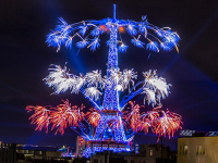 Photos du feu d'artifice du 14 juillet de Paris 2020