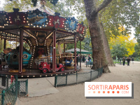 Visuels Parc Monceau à Paris 8e arrondissement  - carrousel enfant