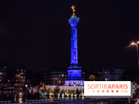 Photos illuminations de Noël de la Bastille