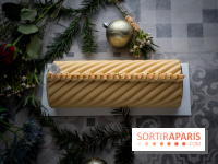 Bûche de Noël signature de Sébastien Serveau, Pâtisserie Fine Versailles