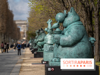 Exposition Geluck sur les Champs-Elysées 
