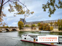 Visuels Paris Seine automne Tuileries bateau