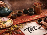 Nouvel an vietnamien : calligraphie, thé chez Trà Art