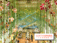 Les fleurs de Thebe Magugu au Bon Marché