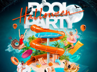 AQUABOULEVARD HALLOWEEN POOL PARTY (2500 Clubbers : La + Grosse POOL PARTY au Monde)