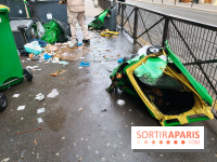 Visuel actualités - poubelle brûlée manifestation