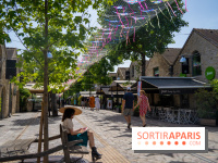 Le ciel de cerfs volants à Bercy Village 