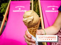 Fauchon La Plage : des glaces et des thés glacés à déguster sur un transat à la Madeleine