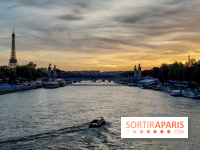 Visuels Paris - La Seine - Coucher de soleil