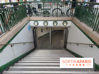 Visuels Paris - transport - métro - station fermée