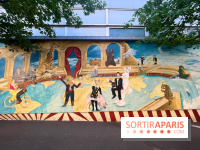 Le Cirque de la Fraternité, fresque de street art à Pigalle