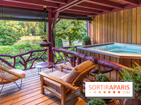 L’hôtel Les Étangs de Corot - bain jacuzzi