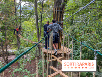 Accrocamp Poissy, le nouvel accrobranche au parc du château de Villiers