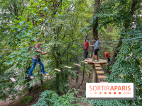 Accrocamp Poissy, le nouvel accrobranche au parc du château de Villiers