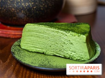 Matcha Ochaya , le café-restaurant de bubble tea de Paris - République - mille crêpes matcha