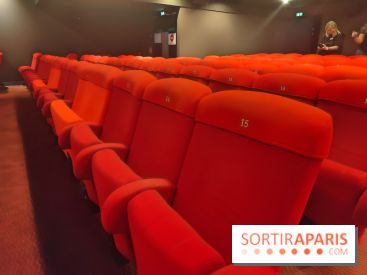 Visuels salles de spectacle et théâtres - salle de cinéma fauteuil rouge