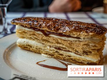 Auberge Pyrénées Cévennes - Bistrot Paris 11e - millefeuille vanille