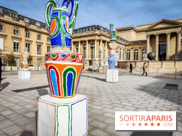 Exposition à l'Assemblée nationale : Alexandre Benjamin Navet décore la cour du Palais Bourbon  - IMG20230320100422