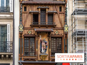 Façade alsacienne classée à Paris - McDo Saint-Lazare -  A7C6685