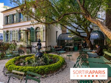 Le café - Salon de thé et terrasse Rose Bakery au Musée de la Vie Romantique  -  A7C9266 HDR