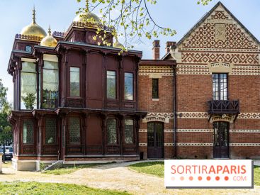 Parc de Bécon à Courbevoie - Pavillon des Indes - Cerisiers en fleurs -  A7C9988