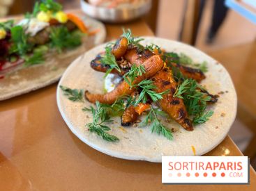 Jolia - Carottes braisées et labné