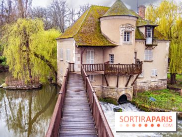 Moret-sur-Loing - citée médiévale - plus beaux détours de France - moulin