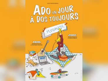 Ado un jour, à dos toujours : la pièce familiale à retrouver à la Comédie Oberkampf 