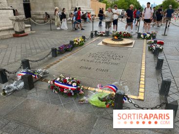 flamme soldat inconnu Arc de Triomphe
