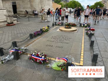 flamme soldat inconnu Arc de Triomphe