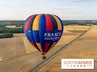 Montgolfière à Fontainebleau, vol au dessus de l'Ile-de-France
