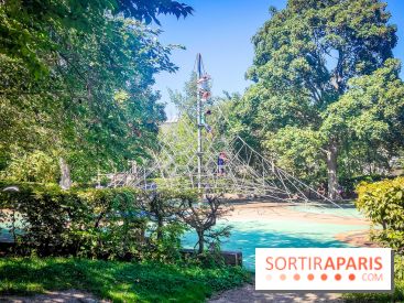 Villes et vues d'Île-de-France, visuels - Le Kremlin-Bicêtre, parc Philippe Pinel, jeu enfant 94