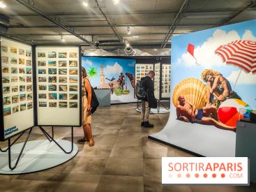 Nouvelles du paradis, la carte postale de vacances : l'exposition ensoleillée au Musée de la Poste - IMG20230905192814