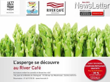 L'asperge se découvre au River Café !
