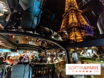 Bus Saint Germain 1920 - dîner dans un bus en traversant Paris