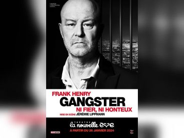 Frank Henry révèle son histoire de gangster sur scène à La Nouvelle Eve à Paris, 2024