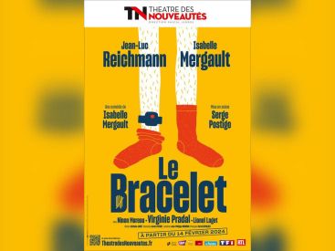 Jean-Luc Reichmann et Isabelle Mergault sur scène pour "Le bracelet" au Théâtre des Nouveautés dès Février 2024 à Paris
