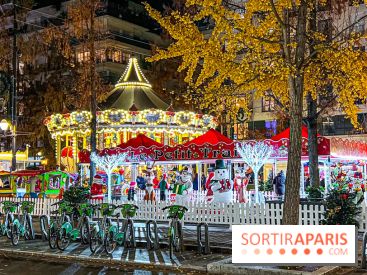 Le Marché de Noël de Boulogne Billancourt (92) : carrousel, vin chaud, illuminations - image00072