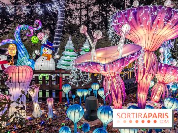 Noël au Parc Astérix 2023, sentier de lumières et patinoire