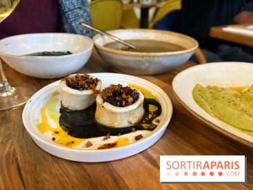 Pagaille - Encornets farcis, riz noir