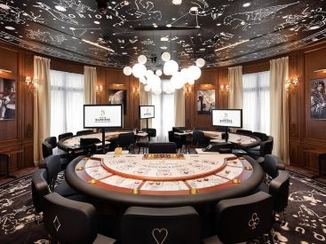 Une table de Punto Banco au Club Barriere