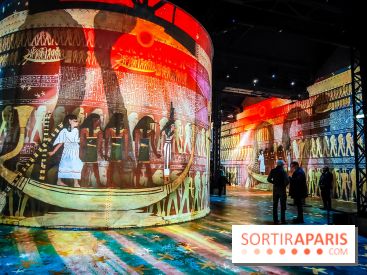 L'Egypte des Pharaons, de Khéops à Ramsès II : l'exposition immersive de l'Atelier des Lumières - IMG20240208094846