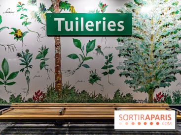 Le Métro Tuileries en mode végétal