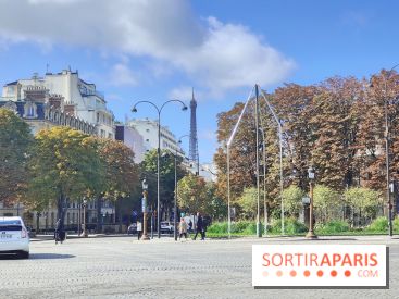 Visuel Paris 8e - Champs Elysées Tour Eiffel automne
