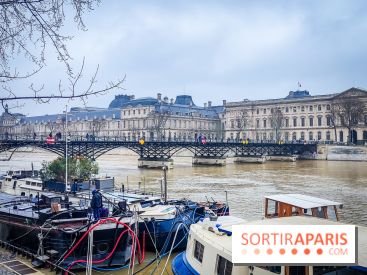 Visuel Paris 6e - Seine Pont des Arts hiver