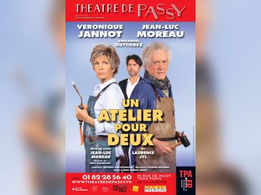 Un Atelier pour deux au Théâtre de Passy, avec Véronique Jannot et Jean-Luc Moreau 
