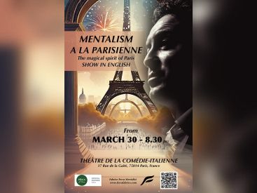 Mentalism à la parisienne, le spectacle en anglais de Fabrice Ferra 